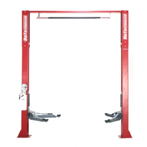 DaTo LJCC2140US Clear Floor Two Post Car Lift – 4 Ton Electro-Hydraulic Hoist