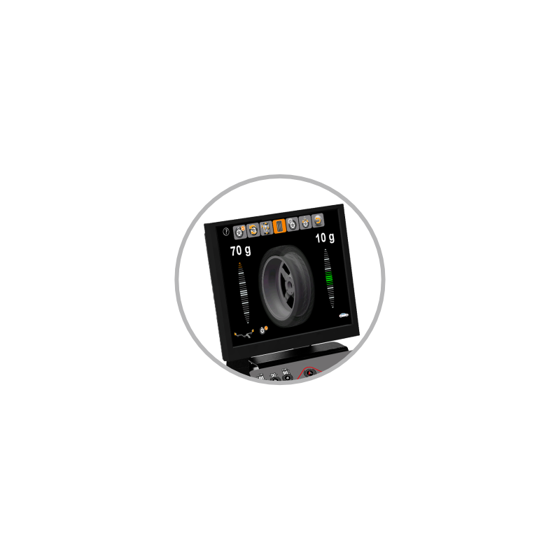 WBL2413 - WHEEL BALANCER - LCD DISPLAY