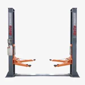 LJCB2140U Base Plate Two Post Car Lift – 4 Ton Manual Lock Hoist